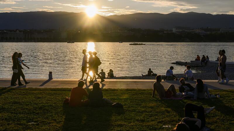 Genf oder Basel: Wer darf den ESC ausrichten? Genf liegt am malerischen Genfersee und ist fast vollständig von Frankreich umgeben. (Archivbild)