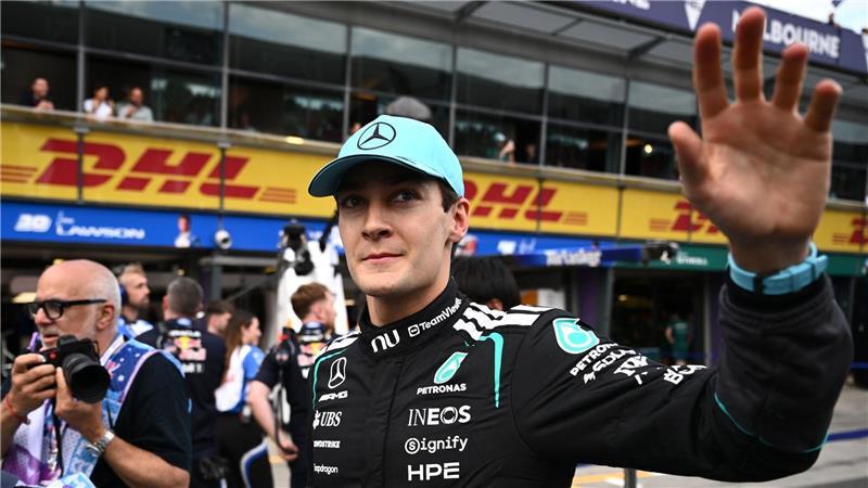 George Russell darf sich feiern lassen.