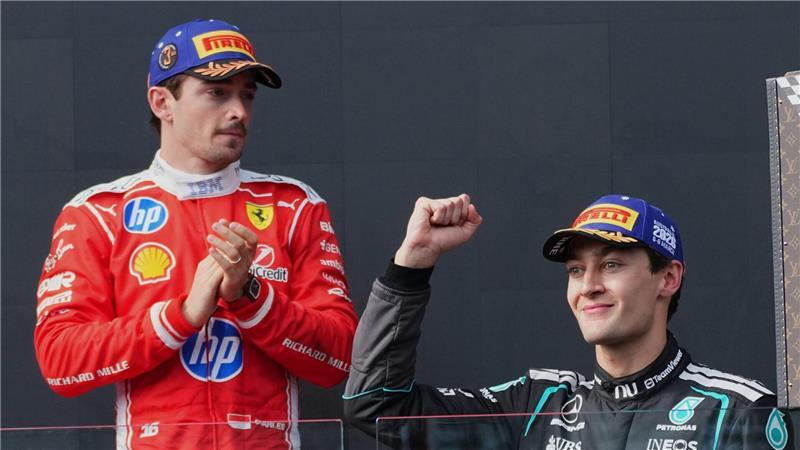 Kritik an neuer Formel 1: Wie bei Videospiel „Mario Kart“ George Russell (r) hält die Kritikwelle für überzogen.