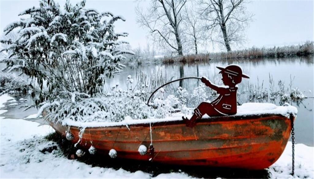 Gerda Bube hat dieses Boot an der Oste in Gräpel abgelichtet.