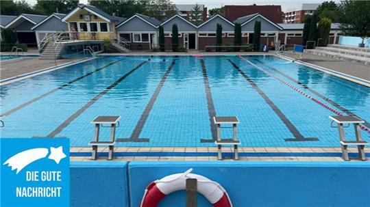 Gerettet: Das Bützflether Freibad wird saniert.