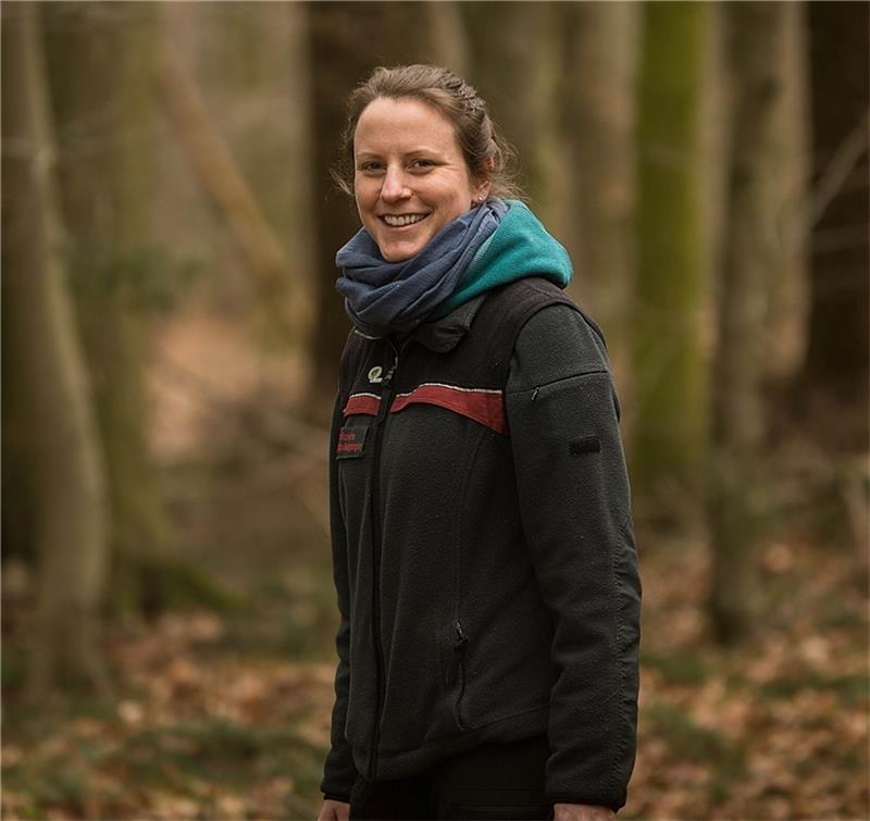 Baden im Mulsumer Winterwald Gesa Gerken ist ausgebildete Waldwohl-Trainerin. Foto: NLF