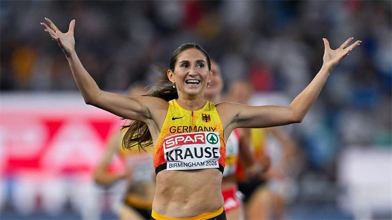 Gesa Krause feierte ihren dritten EM-Titel.