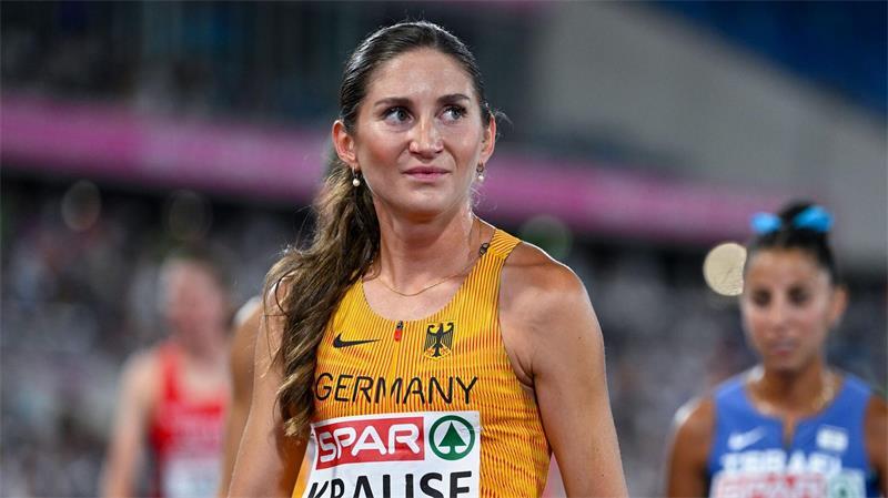 Gesa Krause gewann zum dritten Mal EM-Gold über 3.000 Meter Hindernis.