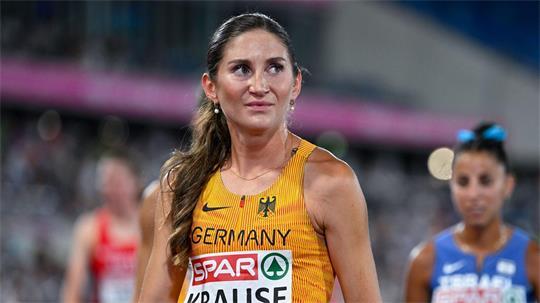 Gesa Krause gewann zum dritten Mal EM-Gold über 3.000 Meter Hindernis.