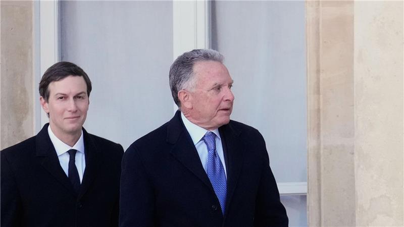 Gestern Gespräche mit dem Iran, heute Militärbesuch - Jared Kushner und Steve Witkoff sind zentrale Figuren in Trumps Nahost-Politik. (Archivbild)