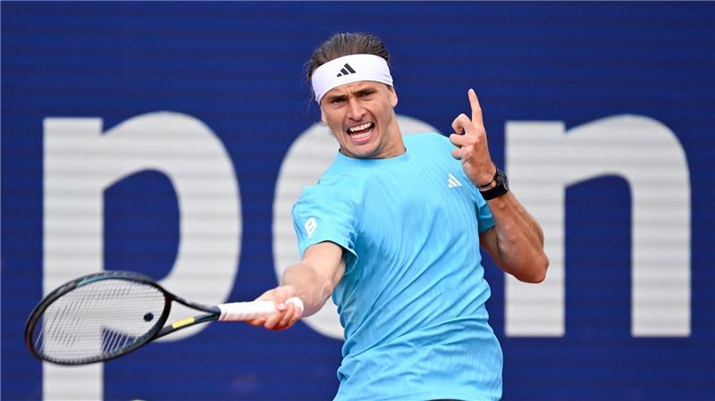 Gewann sein Achtelfinale in München souverän: Alexander Zverev.