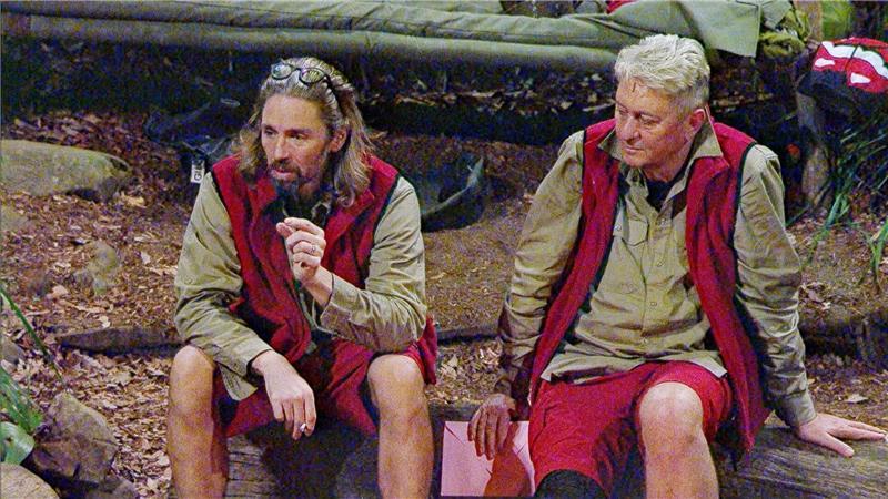 Gil und Hubert kämpfen um die Dschungelkrone. (Handout)