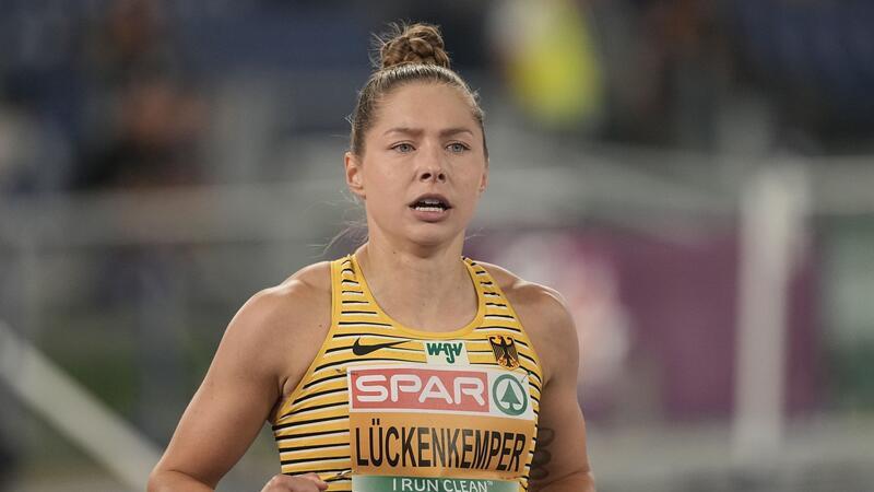 Gina Lückenkemper hat im 100-Meter-Lauf eine Medaillie verpasst.