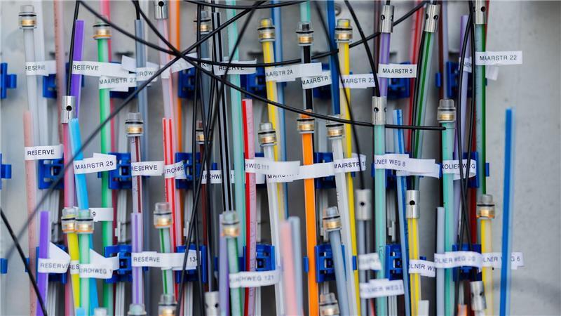 Glasfaser ermöglichen eine schnelle Datenübertragung. (Archivbild)