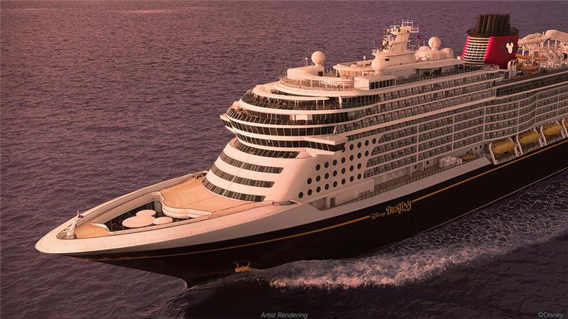Meeresgiganten: 2025 schippern diese neuen Kreuzfahrtschiffe los Gleich zwei neue Schiffe hat Disney Cruise Line 2025 geplant: Eines davon ist die „Disney Destiny“.