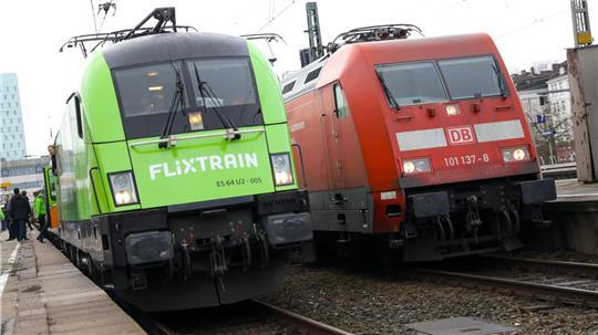 Gleis an Gleis: Flixtrain und die dominierende Konkurrenz Deutsche Bahn. (Archivbild) 