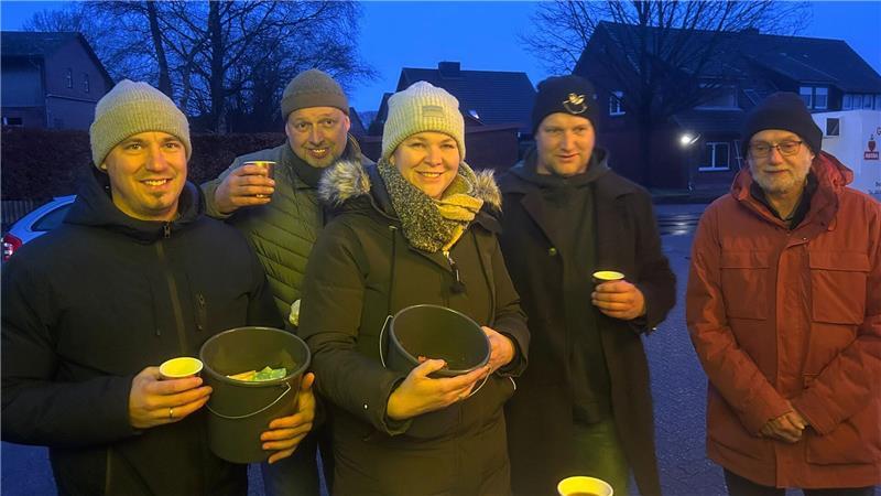 Glückliche Verkäufer in Beckdorf.