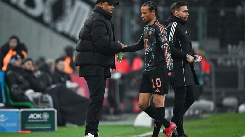 Glücklos in Gladbach: Leroy Sané Verbleib wird als nicht so entscheidend eingestuft