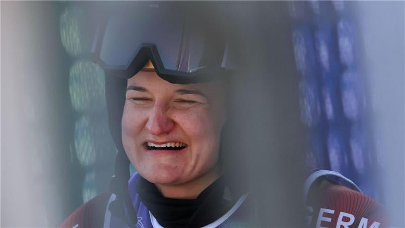 Goldiges Lachen: Anna-Lena Forster.