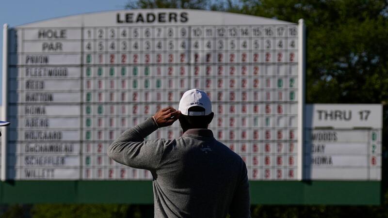 Golf-Superstar Tiger Woods hat beim Masters in Augusta erneut einen Rekord aufgestellt.