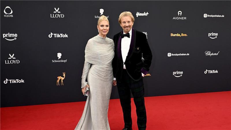 Gottschalk war mit seiner Frau Karina zur Gala gekommen. 