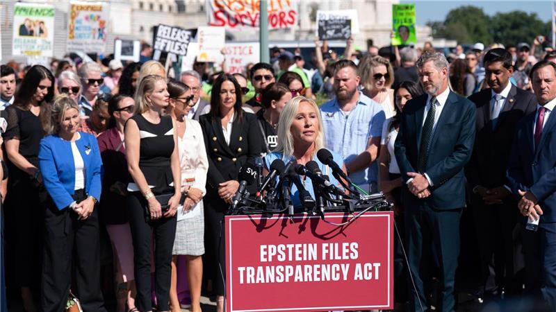 Greene wirft Trump eine „schwere Fehleinschätzung“ in der Epstein-Affäre vor.