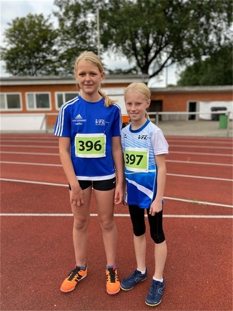 Erfolgreiches Saisonfinale für VfL-Talente Greta Pauli und Maite Conseil beim Wettkampf in Bremen. Foto: Verein