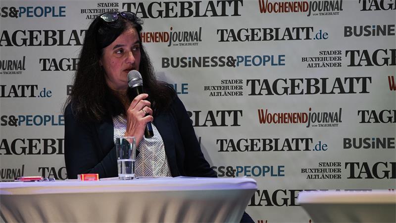 Grit Klempow fragte die Kandidaten für den Bürgermeisterjob aus.