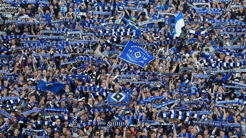 Große Party für die HSV-Fans.