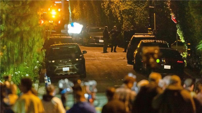 Großer Medienrummel beim Haus von Rob Reiner im Stadtteil Brentwood in Los Angeles.