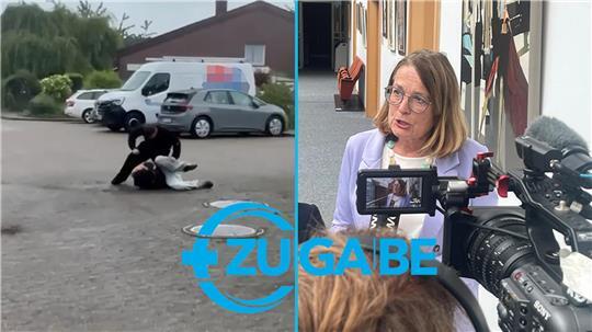 Großes Medieninteresse an dem Bandenterror in Harsefeld.
