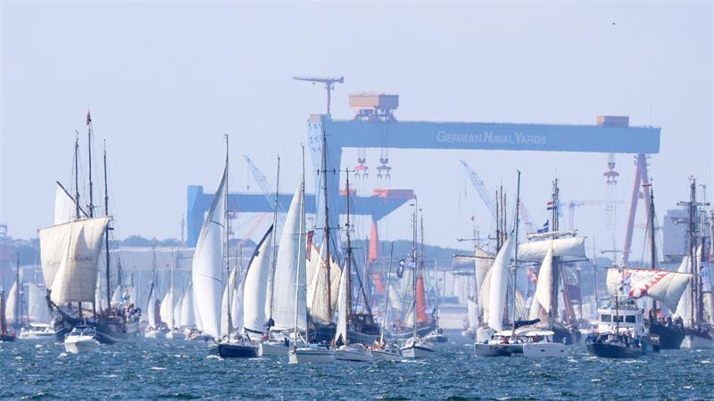 Großsegler wie die „Gorch Fock“ fehlten in diesem Jahr. (Archivbild)