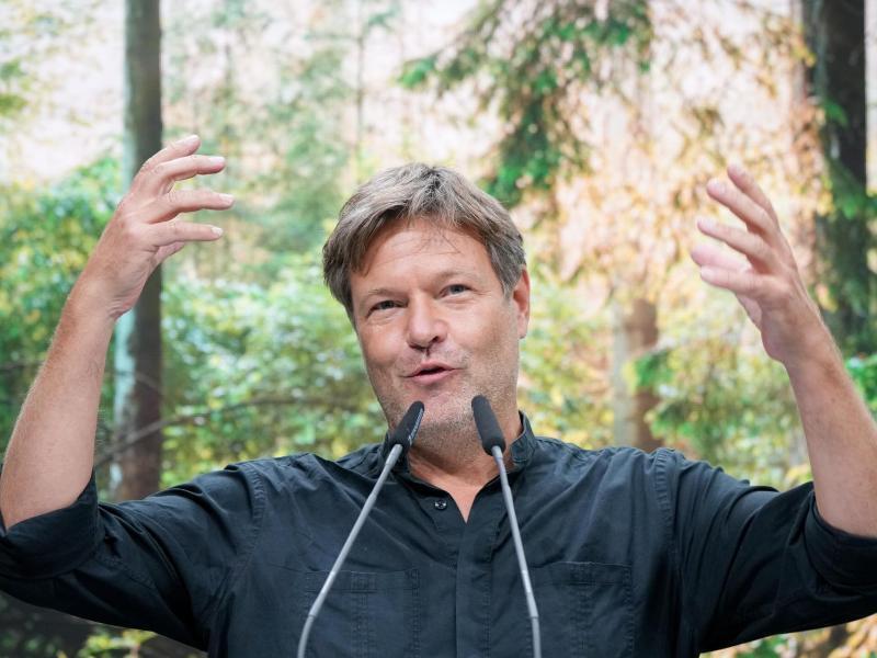 Grünen-Chef Robert Habeck wird künftig das Ministerium für Wirtschaft, Energie und Klimaschutz übernehmen Foto: Kay Nietfeld/dpa