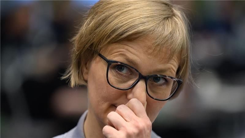Grünen-Chefin Franziska Brantner kritisiert das Vorgehen in der Debatte über eine Rentenreform. (Archivbild)