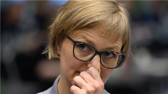 Grünen-Chefin Franziska Brantner kritisiert das Vorgehen in der Debatte über eine Rentenreform. (Archivbild)