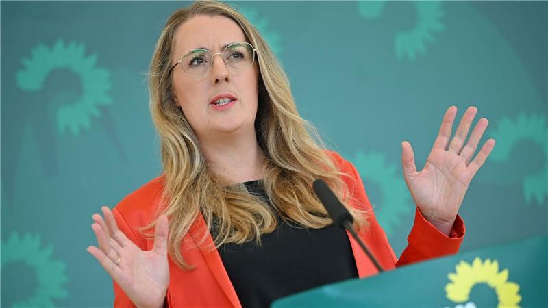 Grünen-Fraktionschefin Katharina Dröge wünscht sich in Sachen Erbschafts- und Schenkungssteuer eine „Aussage der CDU und von Jens Spahn, ob jetzt konkret gehandelt werden sollte“. (Archivbild)