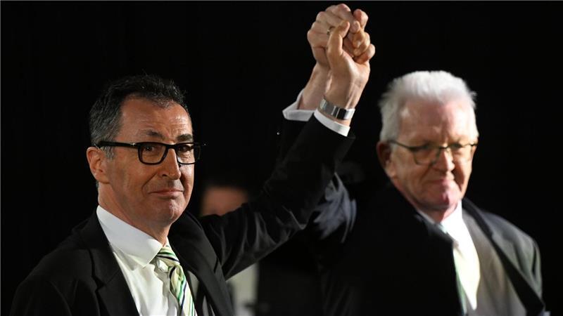 Grünen-Spitzenkandidat Cem Özdemir will in die Fußstapfen von Ministerpräsident Winfried Kretschmann (Grüne) treten.