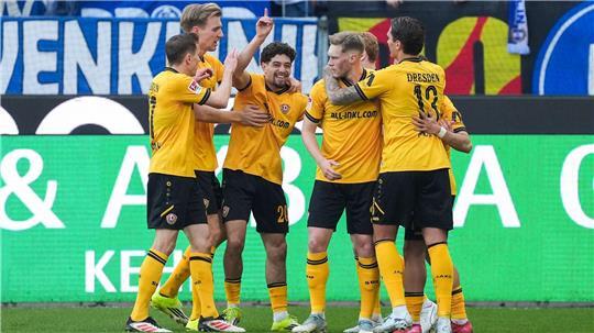 Grund zum Jubeln hatten die Dresdner nur in der ersten Hälfte. 