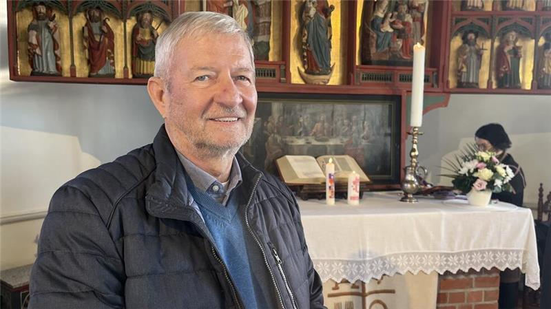 Samtgemeinde Lühe: Bürgermeister Timo Gerke tritt wieder an Günter Hagenah begrüßt den Neubau der Kita in Hollern. Er wünscht sich bessere Straßen.