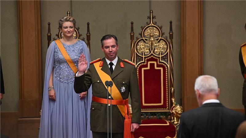 Bilder des Tages Guillaume legt Eid als neuer Großherzog von Luxemburg ab