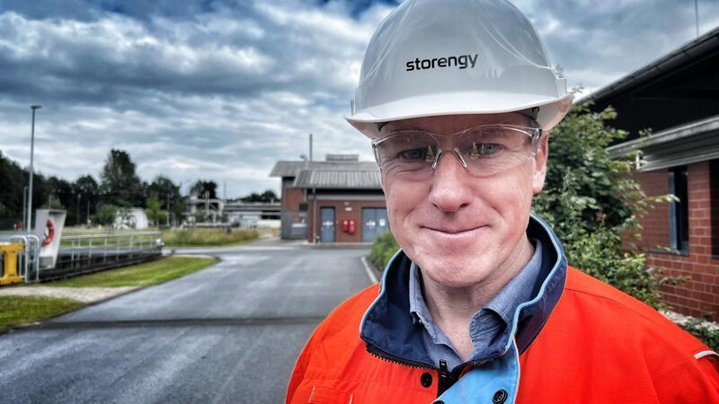Neue Salzkavernen in Harsefeld sollen als Wasserstoff-Speicher dienen Gunnar Assmann, Projektleiter Wasserstoff-Speicherung bei Storengy.