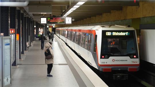 Gut drei Monate fahren auf der Hamburger U-Bahnlinie U1 keine Züge im Norden der Stadt. (Archivbild)
