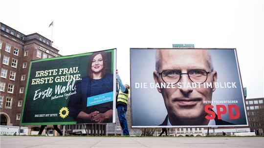 Gut eine Woche vor der Bürgerschaftswahl zeigt eine Wahlumfrage einen klaren Trend. (Archivbild)