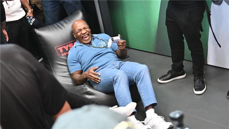 Gute Laune auf der Mary Jane: Mike Tyson