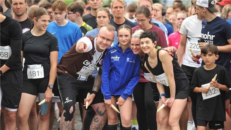 Gute Stimmung beim 20. Spargellauf.