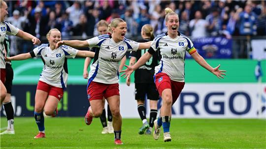 HSV-Kapitänin Sarah Stöckmann erzielte kurz vor Schluss den Ausgleich.