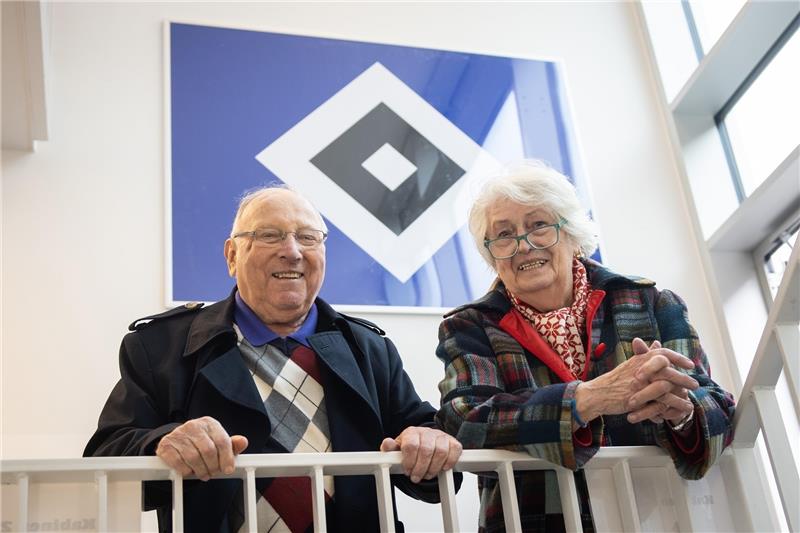 HSV-Legende Uwe Seeler ist seit 62 Jahren mit seiner Frau Ilka verheiratet. Foto: Christian Charisius/