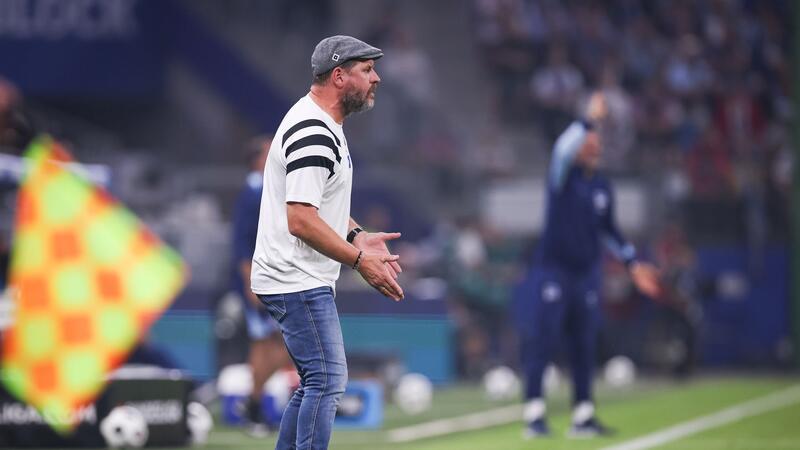 HSV-Trainer Steffen Baumgart sah lange eine reife Leistung seiner Mannschaft.  