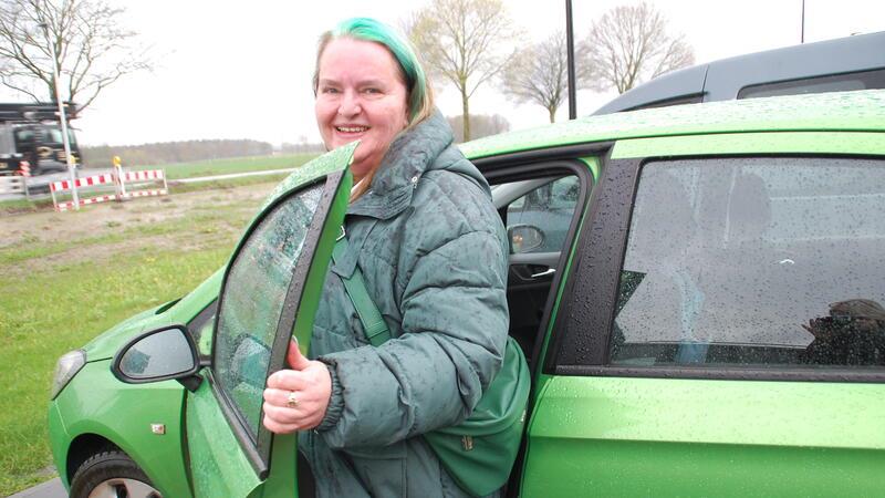 Haare, Kleidung, Auto - Grün ist die Lieblingsfarbe von Kirsten Timmann - und die Farbe der Hoffnung.