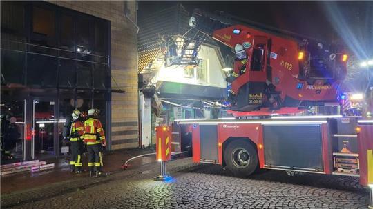Haben Silvesterböller einen Brand in der Rotenburger Fußgängerzone ausgelöst?