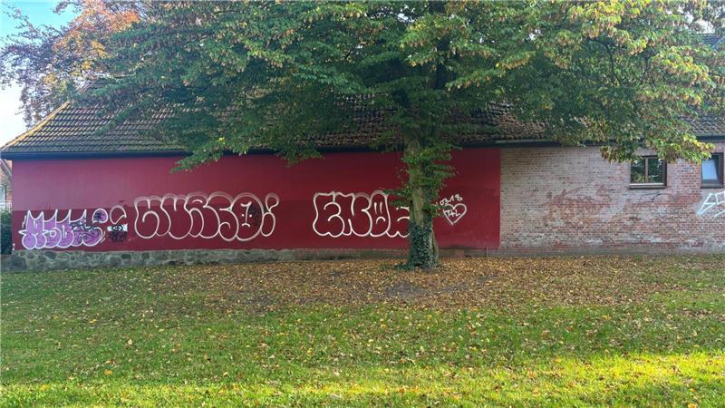 Vandalismus kostet Samtgemeinde Harsefeld mehr als 20.000 Euro jährlich Häufig wird unerlaubt an Haus- oder Garagenwänden gesprayt.