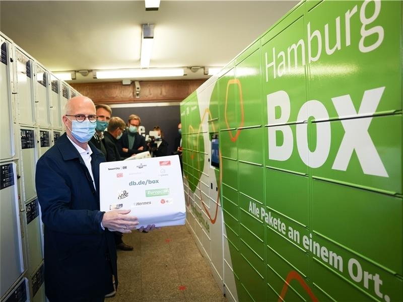 Hamburg ist dank seiner Zusammenarbeit mit der Deutschen Bahn bereits „ Smart City “. Foto: Christian Charisius/dpa