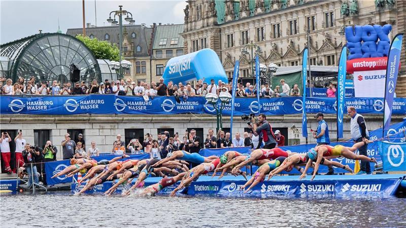 Finale der Triathlon-WM-Serie 2027 in Hamburg Hamburg wird 2027 Schauplatz der Finals der World Triathlon Championship Series. (Archivbild)
