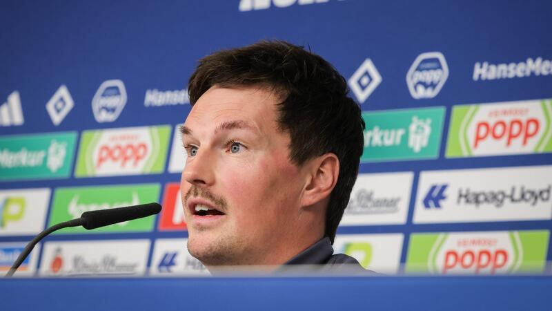 Hamburger SV. Interimstrainer Merlin Polzin.